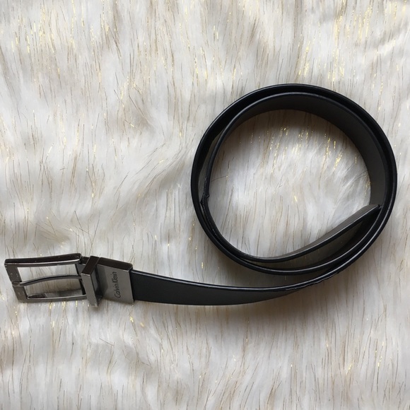 Calvin Klein Other - Calvin Klein Men’s Black Leather Belt